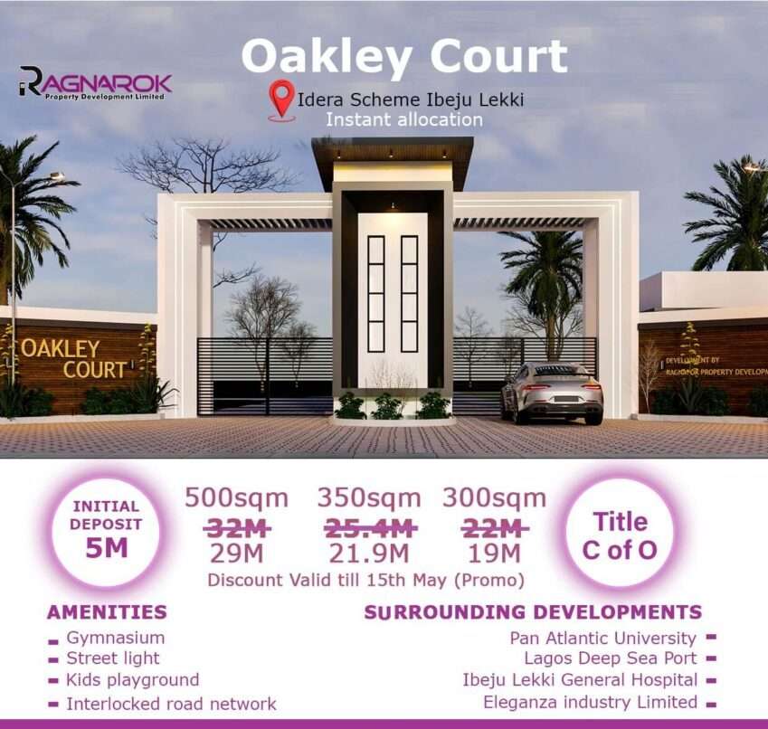 land for sale in Ibeju Lekki