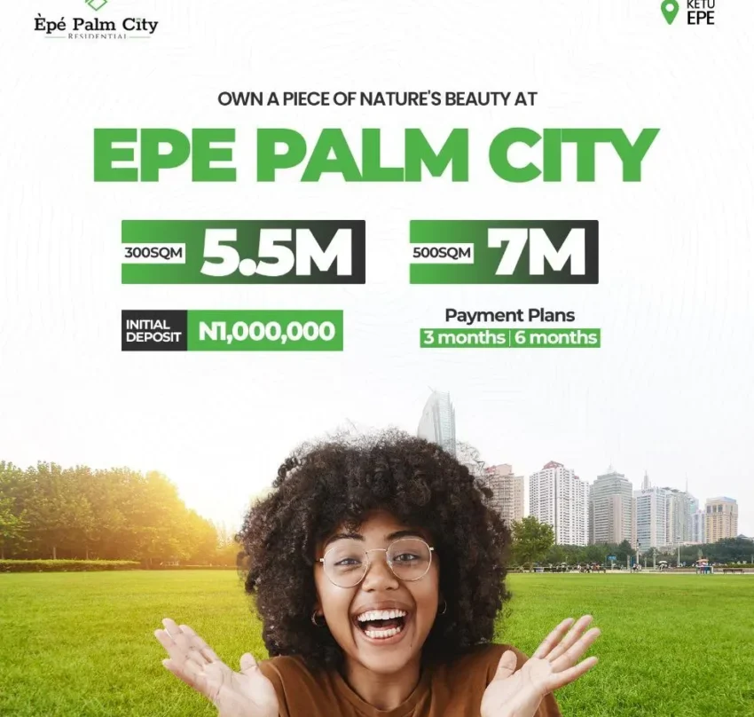 properties for sale in Lagos: Epe palm city